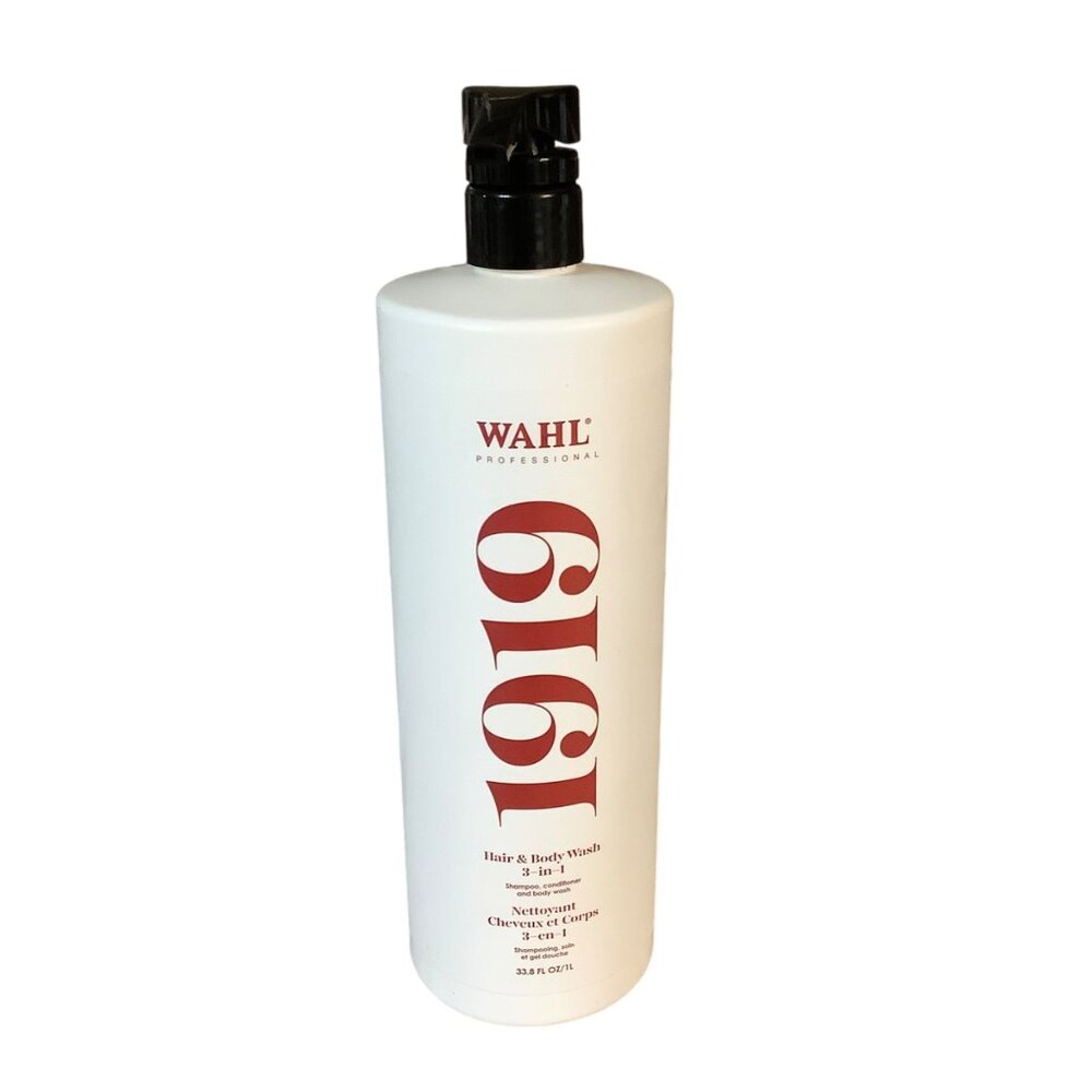 Wahl 1919 Hair & Body‎ Wash 3-In-1 Shampoo Conditioner 33.8 oz Men Professional
